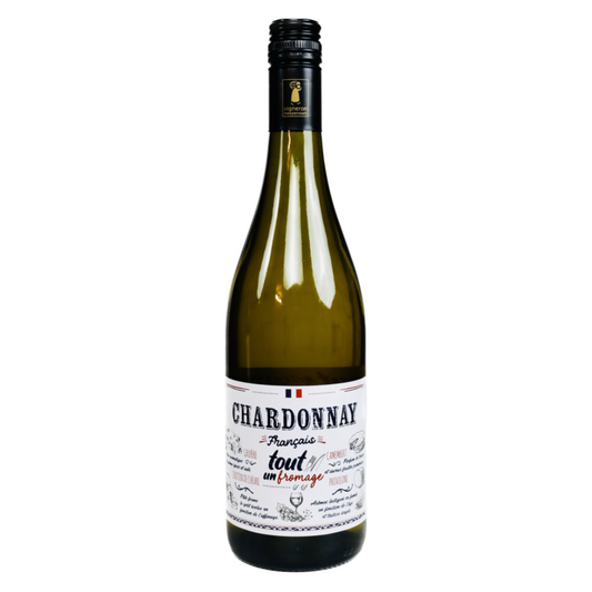 Chardonnay wijnfles uit Frankrijk
